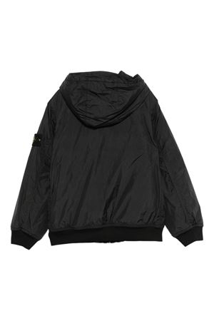 black polyester jacket STONE ISLAND KIDS | K2S164100007S0A23V0029